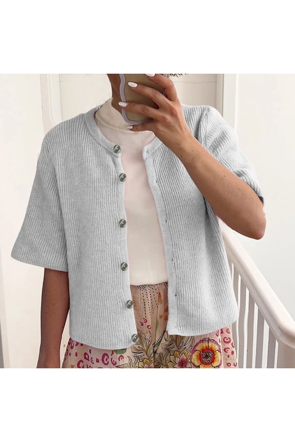 Women's Sweaters and Cardigans Summer Pink Halloween Printed Casual Long Sleeve Round-Neck Blouses Hoodies Sweatshirts