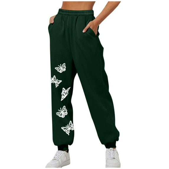 Women's Sweatpants Wide Leg High Waist Loose Flare Sweatpants Fashion Fitness Sports Loose Elastic Waist Long Sweatpants Drawstring Sports Joggers Solid Color