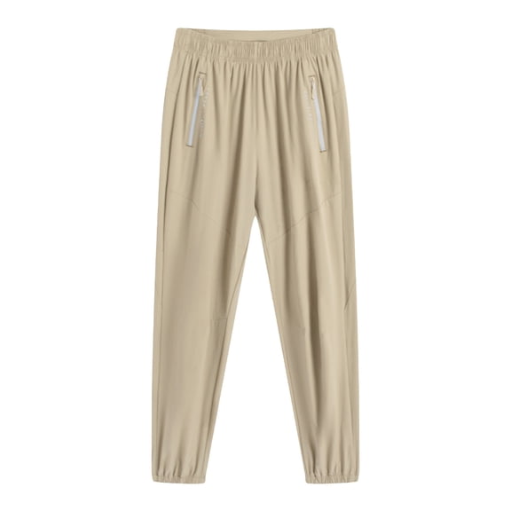 ZQUUVOU Women's Sweatpants Flowy Pants Drawstring Waist Pants Loose Fit With Zip Pockets Coffee