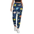 thumbnail image 1 of Women's Sweatpants, Planets And Stars Baggy Sweatpants Joggers for Women, Fall Outfits for Women 2024 Lounge Yoga Athletic Workout Pants with Pockets, 1 of 7