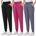 thumbnail image 1 of Women's Sweatpants with Pockets Soft Lounge Pants Casual Athletic Jogger Pants Drawstring for Workout Yoga Running, 1 of 7