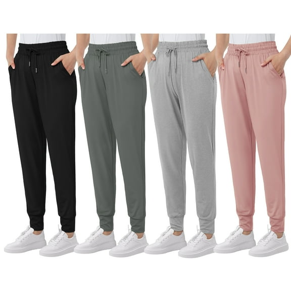 Women's Sweatpants with Pockets Soft Lounge Pants Casual Athletic Jogger Pants Drawstring for Workout Yoga Running