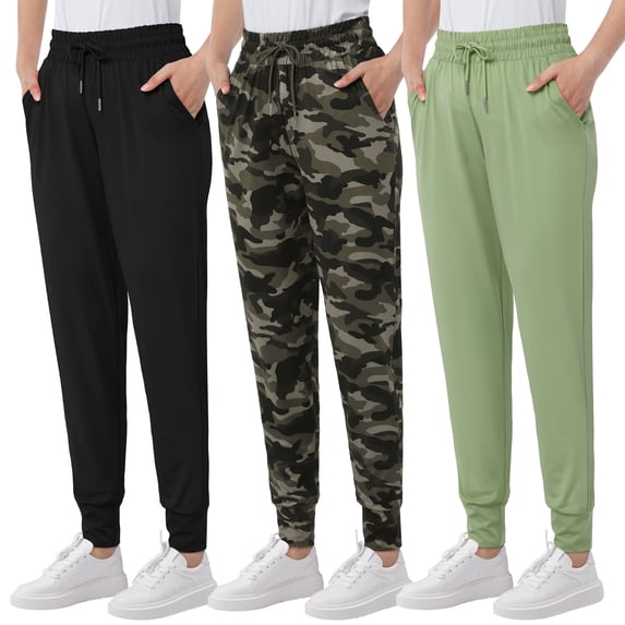Women's Sweatpants with Pockets Soft Lounge Pants Casual Athletic Jogger Pants Drawstring for Workout Yoga Running