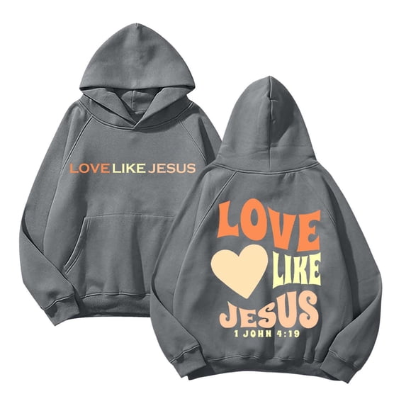 Women's Sweatshirt Casual Long Sleeve Graphic Hooded Pullover Polyester Comfortable Loose Fit