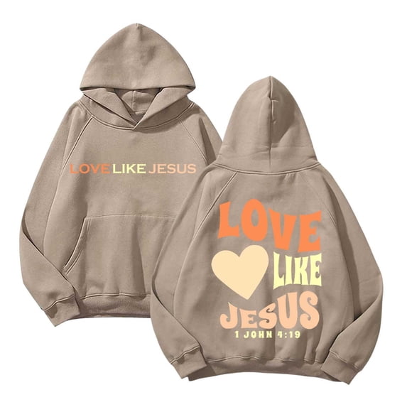 Women's Sweatshirt Casual Long Sleeve Graphic Hooded Pullover Polyester Comfortable Loose Fit
