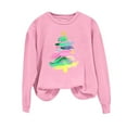 thumbnail image 1 of Women's Sweatshirt Christmas Printed Pullover Book Tops Christmas Tree Clothing Santa Claus Graphic Tees Merry Christmas Clothes Festival Shirts Trendy Garments, 1 of 6