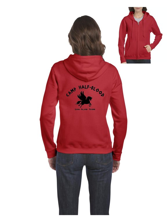 Women's Sweatshirt Full-Zip Pullover - Camp Half Blood Demigods