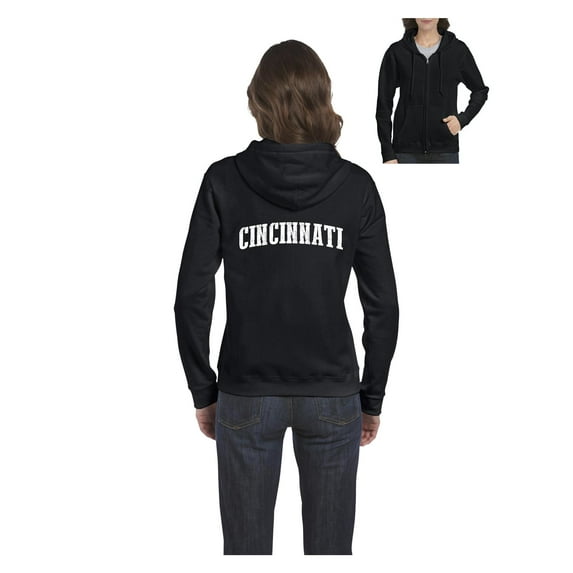IWPF - Women's Sweatshirt Full-Zip Pullover - Cincinnati