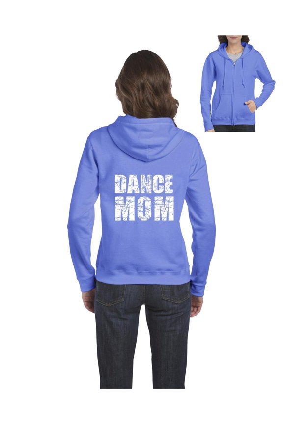 Women's Sweatshirt Full-Zip Pullover - Dance Mom