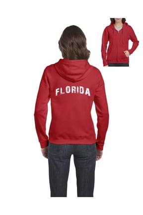Women's Sweatshirt Full-Zip Pullover - Florida