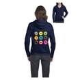 thumbnail image 1 of Women's Sweatshirt Full-Zip Pullover - Love Food Donuts Doughnuts, 1 of 5