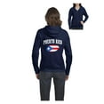 thumbnail image 1 of Women's Sweatshirt Full-Zip Pullover - Puerto Rico Flag, 1 of 5