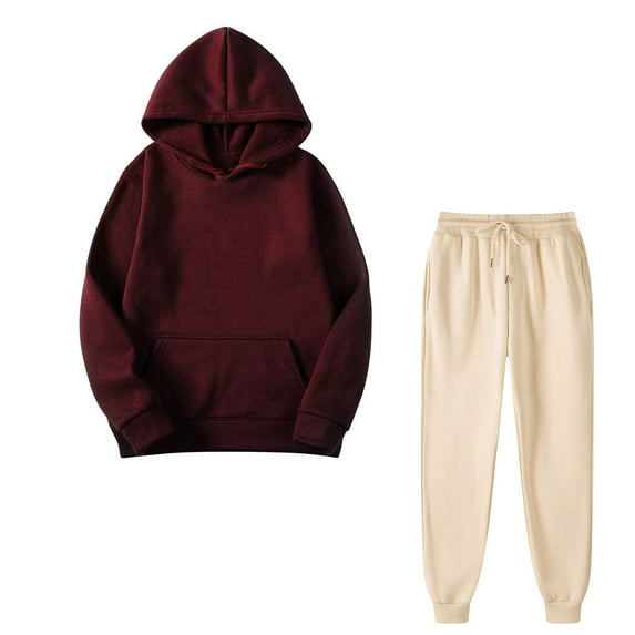 Tbopshirt Women's Sweatshirt Hoodie Women's Fashion Fall Winter Outfits Sports Tracksuits Long Sleeve Pullover Hoodies Pants Suit