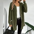 thumbnail image 1 of Women's Sweatshirt Plus Size, Women Sweatshirt Zip Up Hoodie Fall Fashion Long Sleeve Coat Winter Clothing Outfits, Olive Green XL, 1 of 9