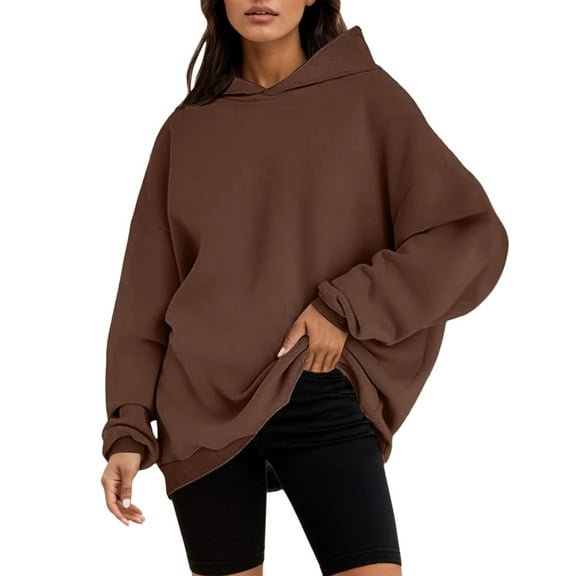 Women's Sweatshirt Pullover Graphic Print Casual Sports Solid Active Streetwear Hoodie Sweatshirts