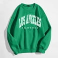 thumbnail image 1 of Women's Sweatshirt Sweat Shirts Women Long Sleeve Women Pullover Sweatshirt Green Adult Crewneck Sweatshirt Winter Clothes for Women 2025 Trendy Cute Sweatshirt, 1 of 5
