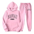thumbnail image 1 of Women's Sweatshirt Sweatpants Sports And Casual Printed English Letter Top Pants Set Prom Suits for Women 3 Piece Pants Set Women Pant Suits And Chiffon Overlay Jumpsuit Women Romper Elegant Jumpsuits, 1 of 4