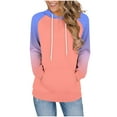 thumbnail image 1 of Women's Sweatshirt Women's Hoodie Casual Long Sleeve Printed Top with Pocket for Daily Wear All Season Women's Apparel Hooded Design for Casual Style, 1 of 6