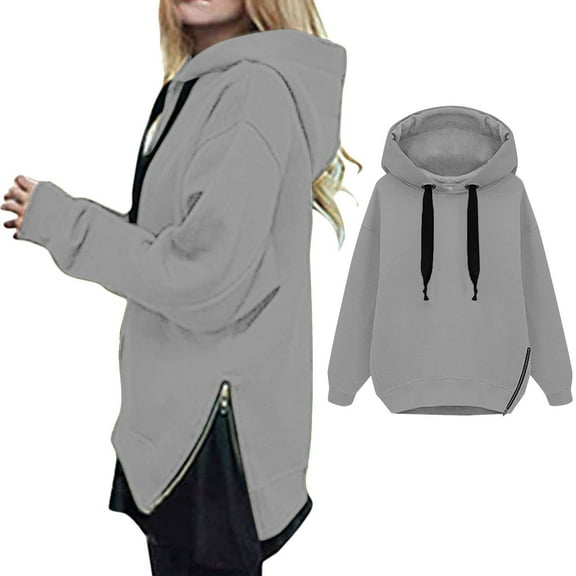 Women's Sweatshirt Women's Winter Warm Hoodie Color Block Pullover Casual Sweatshirt Long Sleeve Top Loose Hoodie Hoodie Hoodie Fall Sweatshirts for Women Hoodies for Women Trendy Women's Hoodies