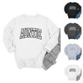 thumbnail image 1 of Women's Sweatshirts 2025 Auntie Sweatshirt Long Sleeve Crewneck Oversized Pullover Tops Sweatshirt for Women, 1 of 5