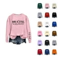 thumbnail image 1 of Women's Sweatshirts 2025 God Is Still Writing Your Stroty Sweatshirt Christian Pullover Tops Sweatshirt for Women, 1 of 5