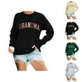 thumbnail image 1 of Women's Sweatshirts 2025 Grandma Sweatshirt Long Sleeve Crewneck Casual Pullover Tops Sweatshirt for Women, 1 of 5