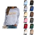 thumbnail image 1 of Women's Sweatshirts 2025 I'm Actually Quite Tall For A Hobbit Sweatshirt Funny Graphic Pullover Sweatshirt for Women, 1 of 6