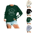 thumbnail image 1 of Women's Sweatshirts 2025 Love Like Jesus Sweatshirt Christian Pullover Tops Long Sleeve Crewneck Sweatshirt for Women, 1 of 5