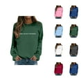 thumbnail image 1 of Women's Sweatshirts 2025 Make Heaven Crowded Sweatshirt Long Sleeve Crewneck Casual Pullover Tops Sweatshirt for Women, 1 of 5