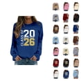 thumbnail image 1 of Women's Sweatshirts 2025 Senior Class Of 2026 Sweatshirt Senior 2026 Pullover Tops Sweatshirt for Women, 1 of 5