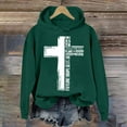 thumbnail image 1 of Women's Sweatshirts Hoodies Jesus Hoodies Letter Print Christian Sweatshirt Oversized Pullover Hoodies for Women Womens Fall Jackets Clothes for Women, 1 of 3