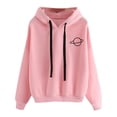 thumbnail image 1 of Women's Sweatshirts Hoodies Long Sleeve Hoodie Pullover Hoodie Sweatshirt Cozy Sweatshirts for Women Pink Sweatshirt Women Fall Jacket Workout Wear, 1 of 3