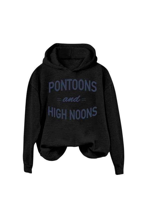 Women's Sweatshirts Hoodies Long Sleeve Hoodie Pullover Hoodies Soft Hoodie Black Clothes Fall Essentials Preppy Clothes