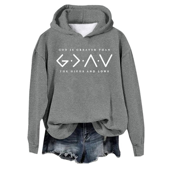 Women's Sweatshirts Hoodies Long Sleeve Hoodie Pullover Hoodies for Women Cute Hoodies Dark Gray Hoodies Woman Womens Fall Outfits Graphic Hoodie