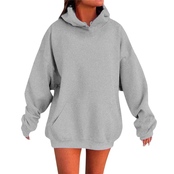 Women's Sweatshirts Hoodies Long Sleeve Hoodie Women Pullover Baggy Hoodies Hooded Sweatshirt Winter Essentials