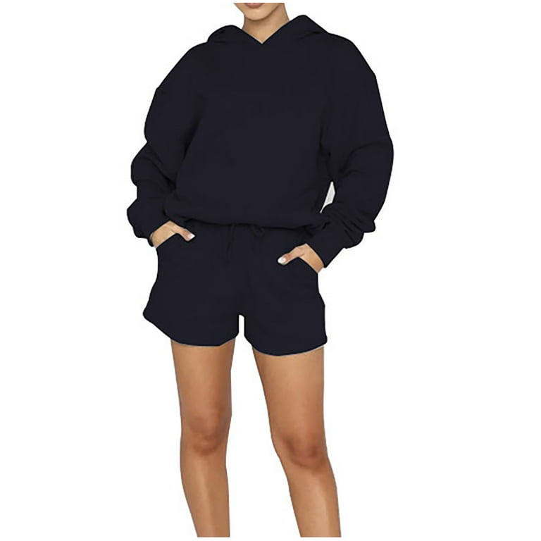 Sweat short and sweatshirt set sale