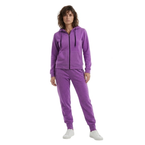 Women’s Sweatsuit Soft Stretch Warm & Comfy fleece 2-piece Sweatsuit
