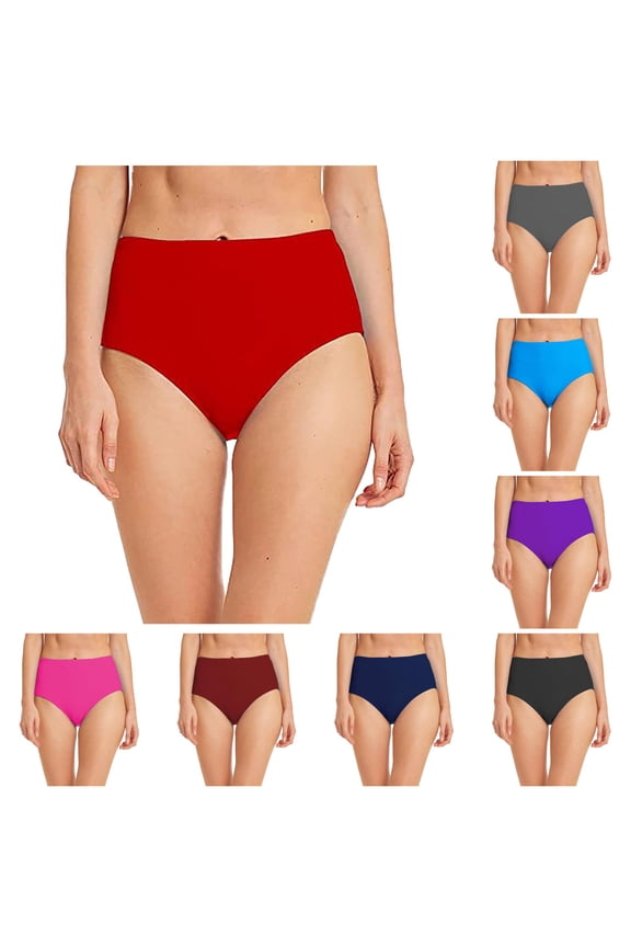 Women's Swim Bottom High Waist Basic Full Coverage Bikini Tankini Swimsuit Briefs Swimming Pants for Toddlers Swimming Shorts Mens Swimwear No Mesh Swim Trunks Men Swim Suit Cover Bottoms Dissolving