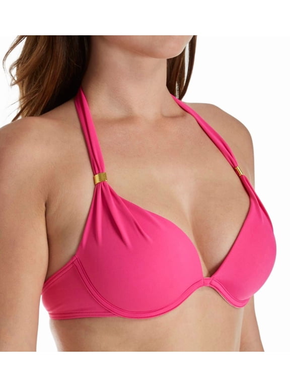 Women's Swim Secret Mega Push-Up Halter Swimsuit Top