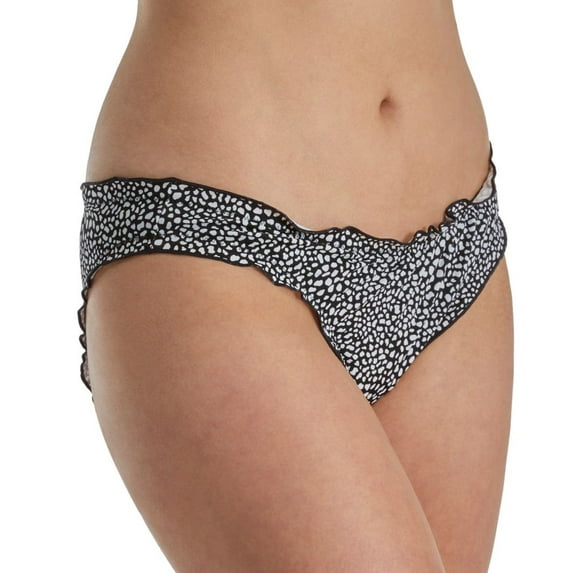 Women's Swim Secrete Ruffle Cheeky Bikini Swimsuit Bottom