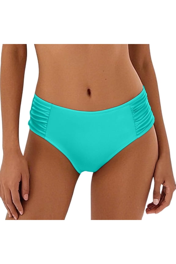 Women's Swim Shorts High Waisted Bathing Suit Bottoms Bathing Suit Tops for Women Summer Tops Clothes Outfits 2026 Fashion Mint Green L