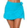 thumbnail image 1 of Women's Swimming Skirt High Waist Elastic Pleated Beach Holiday Swimming Pool, 1 of 4