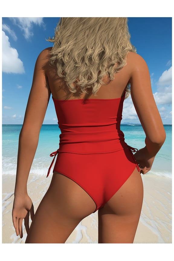 Women's Swimsuit Long Sleeve - Modest Swimwear Bikini Top with Shorts - UPF 50+ Sun Protection Bathing Suit - Loose Fit Swim Shirt for Beach, Pool, Water Sports