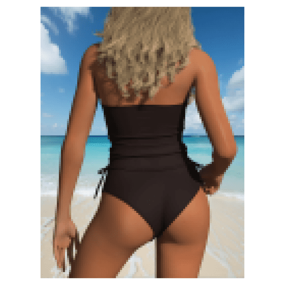 Women's Swimsuit Long Sleeve - Modest Swimwear for Women - Rash Guard Bathing Suit - Tummy Control Swim Shirt - Swim Tops with Bikini Bottoms - UPF 50