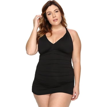 Women's Swimsuit Plus Halter 16W