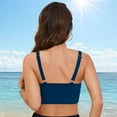 thumbnail image 1 of Women's Swimwear Tankini Set Beach Pool Cover Up Hollow Out Bikini Top With Swim Shorts Conservative Two Piece Bathing Suit Short Swimsuits for Women Womens 3 Piece Swimsuits Womens Swimming Shorts, 1 of 6