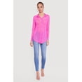 thumbnail image 1 of Women's Swirl Mesh Button Front Tunic Shirt, 1 of 4