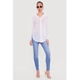thumbnail image 1 of Women's Swirl Mesh Button Front Tunic Shirt, 1 of 4
