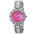 thumbnail image 1 of Women's Swiss Quartz Mother of Pearl Dial Silver-Tone Bracelet Watch, 1 of 5
