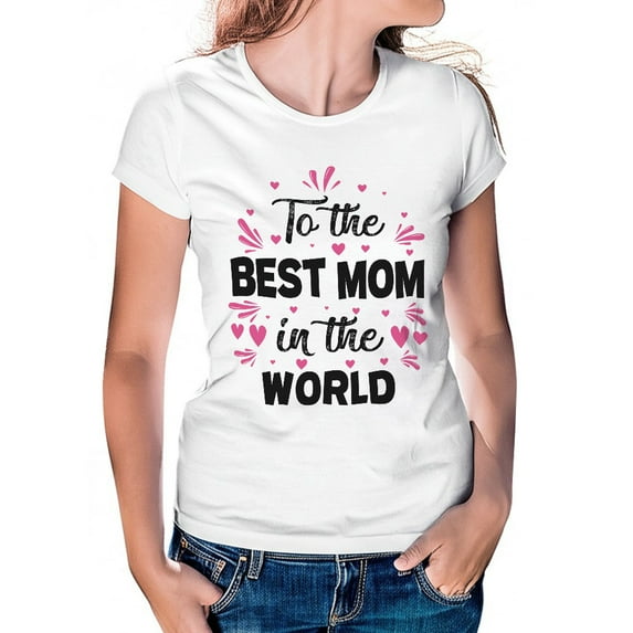Women's T-Shirt, Best Mom In The World T-Shirt, Mother's Day Gift, Mother's Day T-Shirt, Loving Mom Tee, Women's Tee, Women's Cotton Shirt, Mom Gift, Best Mom Ever, Gift for Her